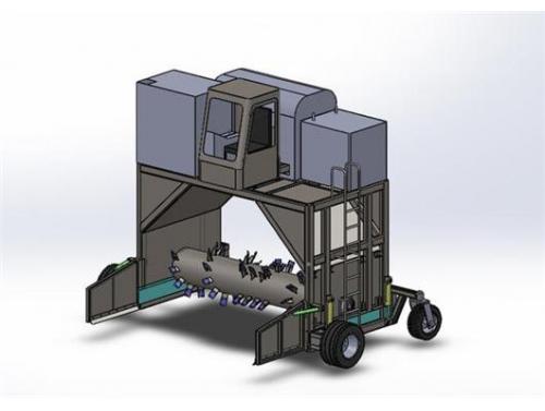 堆肥车三维图模型