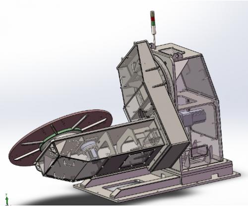 2.5吨L型焊接变位机3D图纸 Solidworks设计