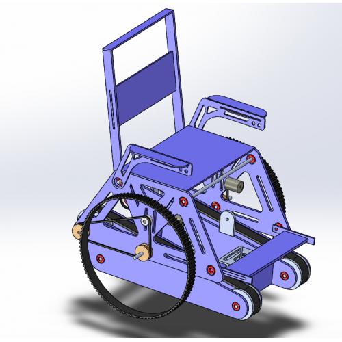 电动轮椅模型样图
