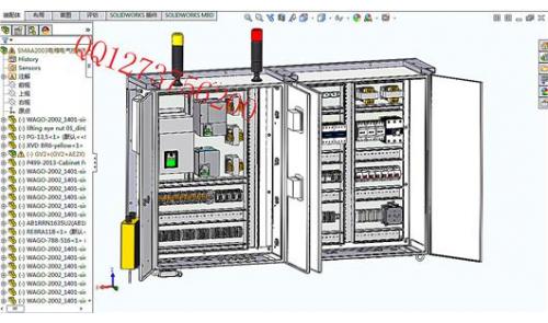 SMAA2003电箱电气控制柜3D模型