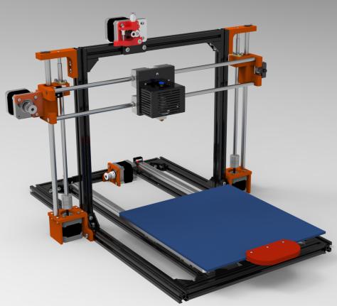 3D打印机结构3D图纸 STEP格式