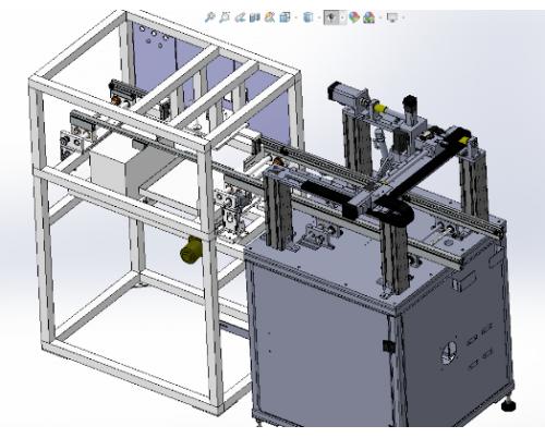 刷锡粒-注胶机（刷锡点胶机一体机）3D图纸 Solidworks设计