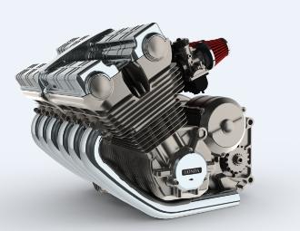 1000 CBX引擎发动机stp格式