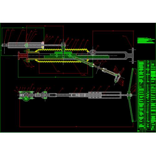 汽车转向系统及转向器设计CAD图集（共16张CAD图纸）