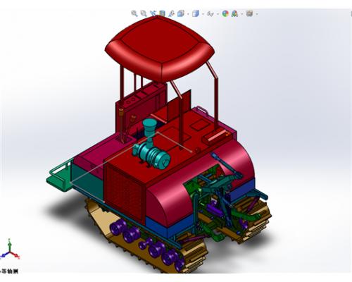 农业机械-拖拉机设计模型