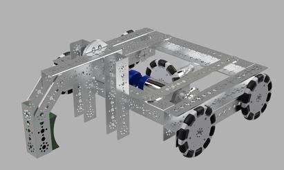 全向轮机器人车底盘3D图纸 Fusion 360设计 附STEP