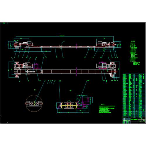 SGZ-630-220中双链刮板输送机 CAD图纸
