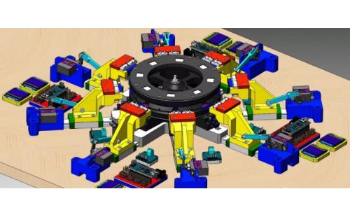 电磁电动机结构3D图纸 Solidworks设计