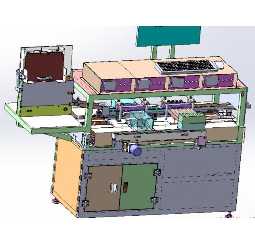 镍氢锂电池电压及内阻检测分选验电机3D图纸 Solidworks设计
