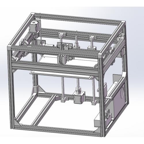 3D打印机机械结构框架三维套图