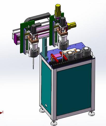 非标链条输送机模组下料机械手3D数模图纸 Solidworks设计