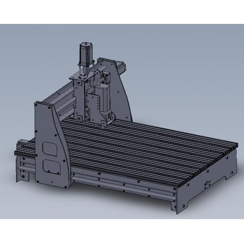 CNC三轴雕刻机模型 solidworks设计