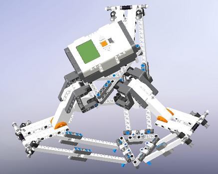 三角机器人拼装玩具模型3D图纸 Solidworks设计