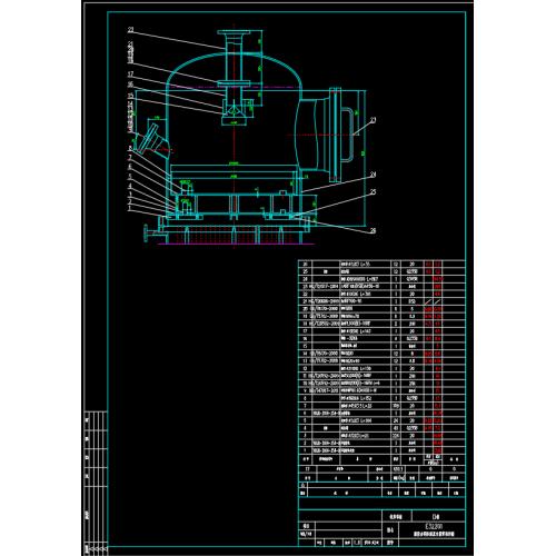 降膜蒸发器分布器（CAD)