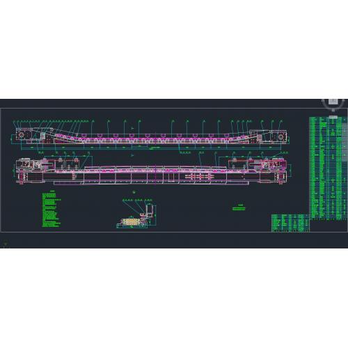 SGZ800_1050型刮板输送机(CAD)