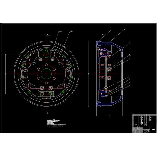 解放牌中型货车后轮鼓式制动器设计（说明书+CAD图纸+开题报告+中期报告+外文翻译）