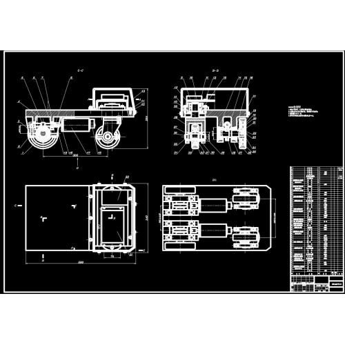 物流自动导引小车（AGV）的设计 （说明书+CAD装配图 零件图 控制系统图+开题报告+任务书+外文翻译)      AGV自动引导小车