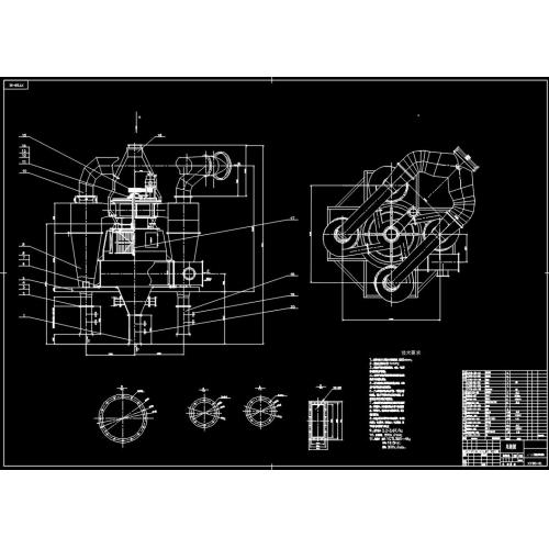 X700涡旋式选粉机（壳体及传动部件）设计【说明书+CAD图纸+开题报告+任务书】