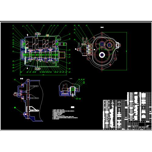 捷达轿车GIF两轴式变速器的设计（说明书+CAD图纸+翻译）
