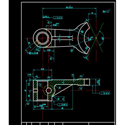 课程设计 叉杆零件的加工工艺规程及加工孔Φ20的专用夹具设计（说明书+CAD图+工序卡+过程卡）