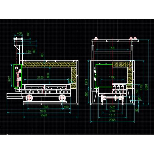 台车式电阻炉CAD设计图（共7套）