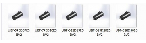 7种规格  UBF主轴伺服电机D系列  交流伺服电动机
